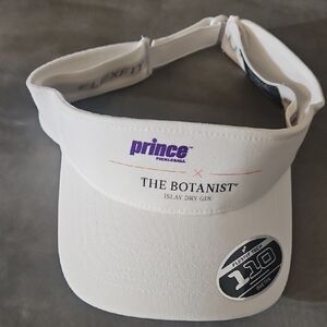Prince Pickleball White Visor Botanist Gin Never Worn New